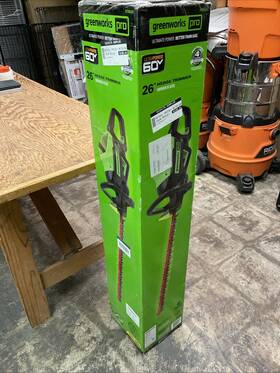 2212002vt Greenworks Ht60l01 Pro 60v Ultrapower 26 Inch Cordless Hedge Trimmer