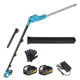 Yl-5012 Hecusam Brushless Pole Hedge Trimmer Cordless 20.5 Inch Dual-action Blade 180 Adjustabl