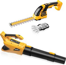 Heinpro Hp-l20alj Cordless Leaf Blower And Hedge Trimmer Grass Shear Combo Compatible With Dewal