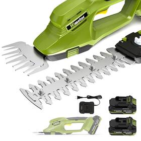 Y-him-c-0002 Himotor Hedge Trimmer Cordless 2-in-1 Electric With 20v Battery 2 And