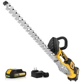 Imoumlive 850039333804 Hedge Trimmer Cordless Battery And Charger Included Electric Handheld Bush Sh