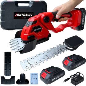 Ip00-b00a001 Iontravel Cordless Hedge Trimmer And Grass Shears - 21v Electric Shrub Shea