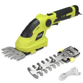 Tlht7204 Kitluck 8v Cordless 2-in-1 Grass Shear And Hedge Trimmer Handheld Electric Trimme