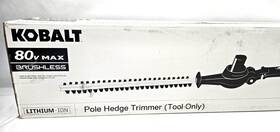 3580-06 Kobalt 80v Brushless Pole Hedge Trimmer Bare Tool Only #kph