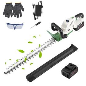 Kocaso D5578 20ftft Cordless Hedge Trimmer 21v Handheld Bush Electric Grass Shrub Tr