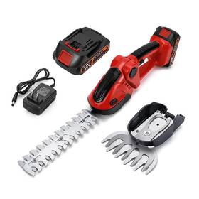 Lakeforest 737547599840 24v Cordless Handheld Grass Shear Hedge Trimmer With 90 Cutting Angle 2pcs Blades