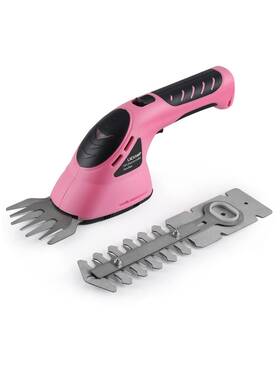 B0b7bpyjw6 Lichamp 2-in-1 Electric Grass Shear And Hedge Trimmer Pink Cordless Shrub Clipper