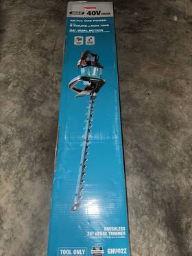 Ghu03z-r Makita 40v Max Xgt 30 Inch Cordless Hedge Trimmer