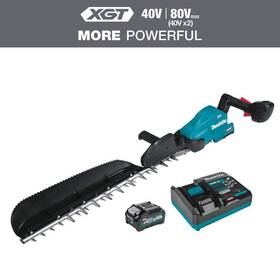 Ghu04m1 Makita Single-sided Hedge Trimmer Kit 24 Inch 40v Xgt Cordless With Battery Charger