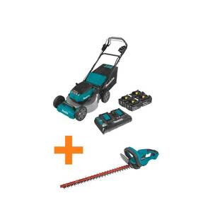 Xml08pt1-xhu02z Makita 18v Self-propelled Mower Kit 21 Inch X2 36v Lxt Cordless With Hedge Trimmer