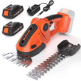 Maxlander 744759443861 Cordless Grass Shears And Hedge Trimmer 2-in-1 Handheld Trimmer/s
