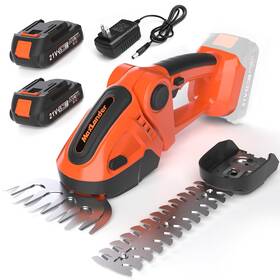 Ml-002 Maxlander Cordless Grass Shears And Hedge Trimmer 2-in-1 Handheld Trimmer/shrubber