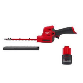 2533-20-48-11-2425 Milwaukee Hedge Trimmer 12v Brushless Cordless With 2.5 Ah High Output Battery
