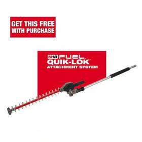 Milwaukee 445051061076 New M18 Fuel Hedge Trimmer Attachment For Quik-lok System