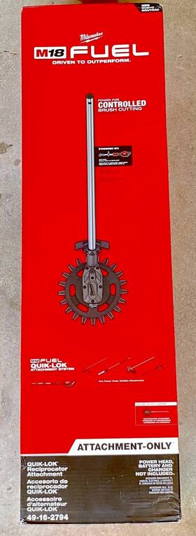 49-16-2794r Milwaukee New In Box- M18 Fuel Quik-lok Reciprocator Attachment