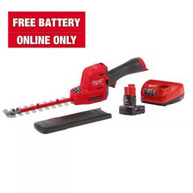 Milwaukee 744759735409 M12 Fuel 8 Inch 12v Lithium-ion Brushless Cordless Hedge Trimmer Kit With 4.0 Ah