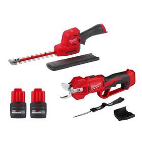 Milwaukee 882346292222 Hedge Trimmers 12v Cordless Brushless Pruner Shears With M12 8 Inch Batteries