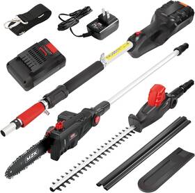 Et1603-04 Mzk Polesaw Pole Hedge Trimmer Comb 4ah Battery And Charger Included