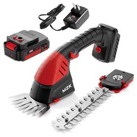 Mzk Et2210 20v Cordless Hedge Trimmer Electric Shrub Grass Shears Handheld