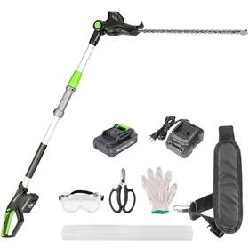 Gzllj02226 Novorikx Pole Hedge Trimmer Cordless 20v With Battery Powered 20-inch Electric T