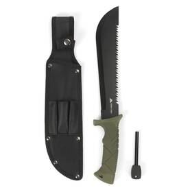 5031 Ozark Trail 10 Inch Machete With Saw Teeth Fire Starter Model