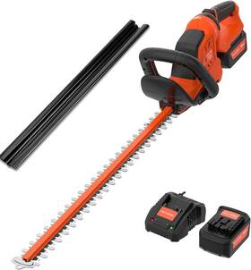 Sf8a609-1 Paxcess Upgraded Electric Cordless Hedge Trimmer 22 Inch Dual-action Blade 3000 Rpm/min