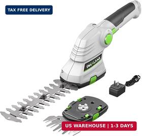 Phalanx 604467699144 Cordless Grass Shears 2-in-1 Handheld Hedge Trimmer 7.2v Electric