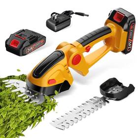 Cctm01 Pifeunt Hedge Trimmer Cordless With 21v Battery - 2 In 1 Electric Shrubbery