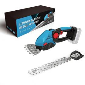 Qiushui 1701201 2-in-1 Cordless Hedge Trimmer And Grass Shear Compatible With Makita 21v Max B