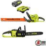 Ry40610a-40502 Ryobi Hedge Trimmer Brushless Chainsaw Cordless Ah Battery 0046396027085