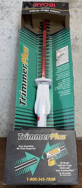Ryobi 084931823792 Hs720r Trimmer Plus Add-on Hedge Dual Action Steel Alloy