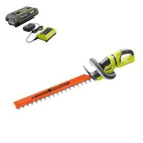 Ryobi 313112870851 Hedge Trimmer Power Tool 40v 24 Inch Cordless With 2.0 Ah Battery Charger