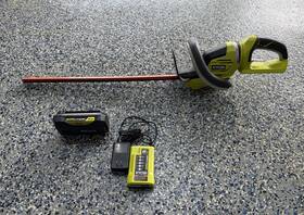 Ryobi 40602 40v Hedge Trimmer 24 Inch With 2a Battery And Charger