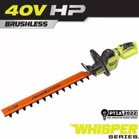 Ryobi 445031894816 40v Hp Brushless Whisper Series 26 Inch Cordless Battery Hedge Trimmer Tool Only