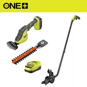 Ryobi 705353984723 One 18v Cordless Grass Shear And Shrubber Trimmer With Caddy 2.0 Ah Battery