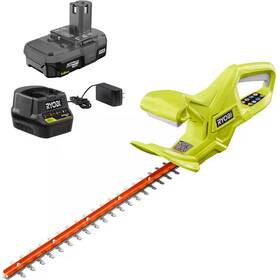 Ryobi 744110428582 One 18v 18 Inch Cordless Battery Hedge Trimmer With 1.5 Ah And Charger