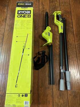 P26010btlvnm Ryobi One 18v 18 Inch Cordless Battery Pole Hedge Trimmer Tool Only Free Ship