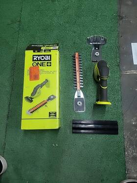 P2908 Ryobi One 18v Cordless Grass Shear And Shrubber Trimmer Tool Only Used