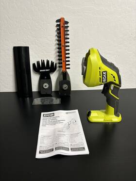 P2908btlvnm Ryobi One 18v Cordless Grass Shear And Shrubber Trimmer Tool Only