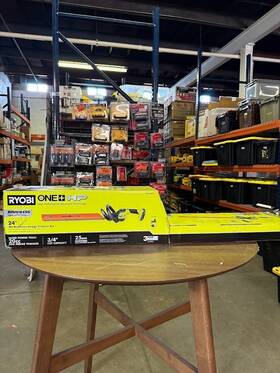 Pblhg01k Ryobi One Hp 18v Brushless 24 Inch Cordless Battery Hedge Trimmer With And Charger