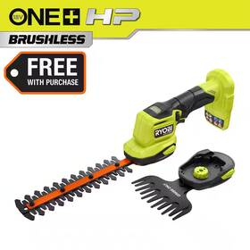 Ryobi Pblsh01b One Hp 18v Compact Brushless Shear Shrubber Tool Only