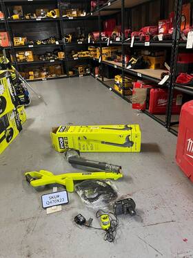 Pclst01k Ryobi 18v 10 Inch Cordless String Trimmer/edger Kit One 2ah Battery And Charger Pcl