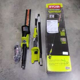 Ry40603 Ryobi 18 Inch 40v Volt Up To 8ft Pole Hedge Trimmer-tool Only