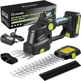 Ht01 Saker Cordless Hedge Trimmer Hand Held Electric Bush Grass Cutter Clipper Tool