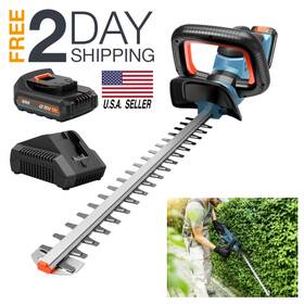 Senix 35yeredfgert 18ftft Podadora De Arbustos Hedge Jardin Inalambrica Con 20v Bateria Y Cargador