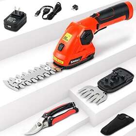 Shall 768358106606 Cordless Grass Shear And Hedge Trimmer - 7.2v Electric Shrub 2 In 1 Han