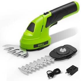 Sh112015ae Shall Cordless Grass Shear And Hedge Trimmer - 7.2v Electric Bush 2 In 1 Hand