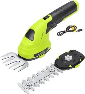 Snapfresh 744243206163 Hedge Trimmer Cordless And Electric Grass Shear - 2 In 1 Handheld