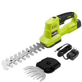 Shears-2 Snapfresh 971494042378 12v Cordless Grass In 1 Hedge Trimmer/grass Cutter With 2.0ah Batter