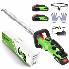 Soarfly Mr8502 22ftft Hedge Trimmer Cordless With Battery 2 2.0ah 3000rpm 180 Rotatable Hand
